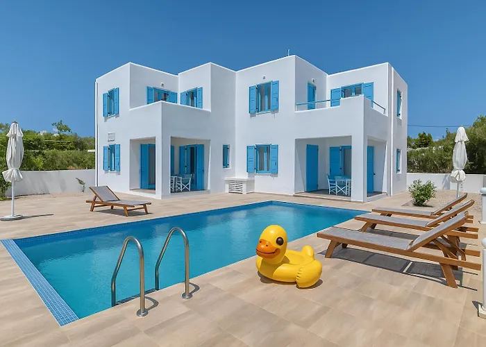 Ippocampos Seaside Serenity - Unwind At Paros Poolside Retreats Lägenhet Alikí